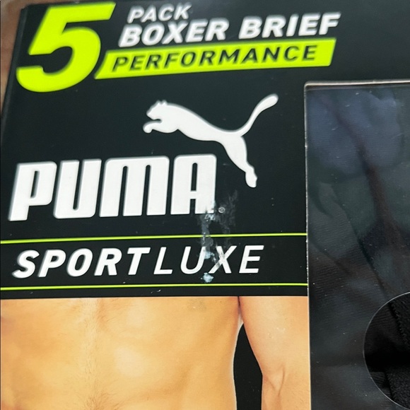 PUMA Sportluxe Black Boxer Briefs - 5 Pack NWT - Picture 4 of 8